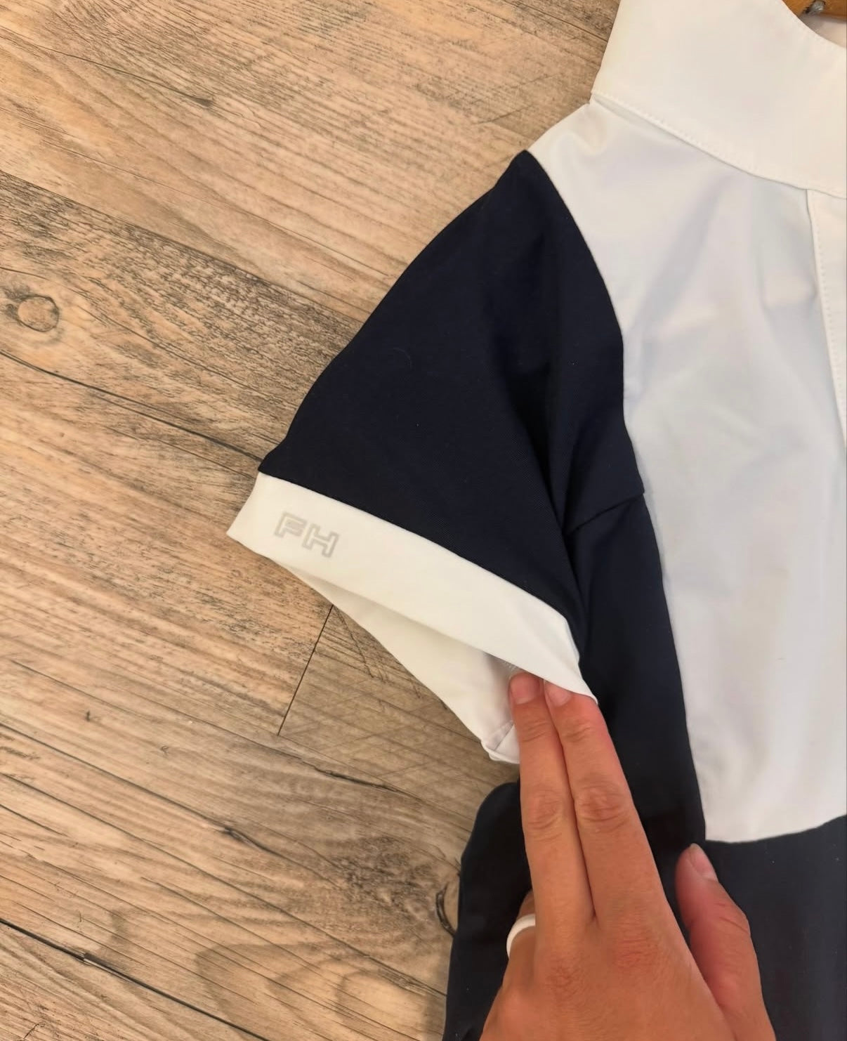 For Horses Show Shirt Large Navy