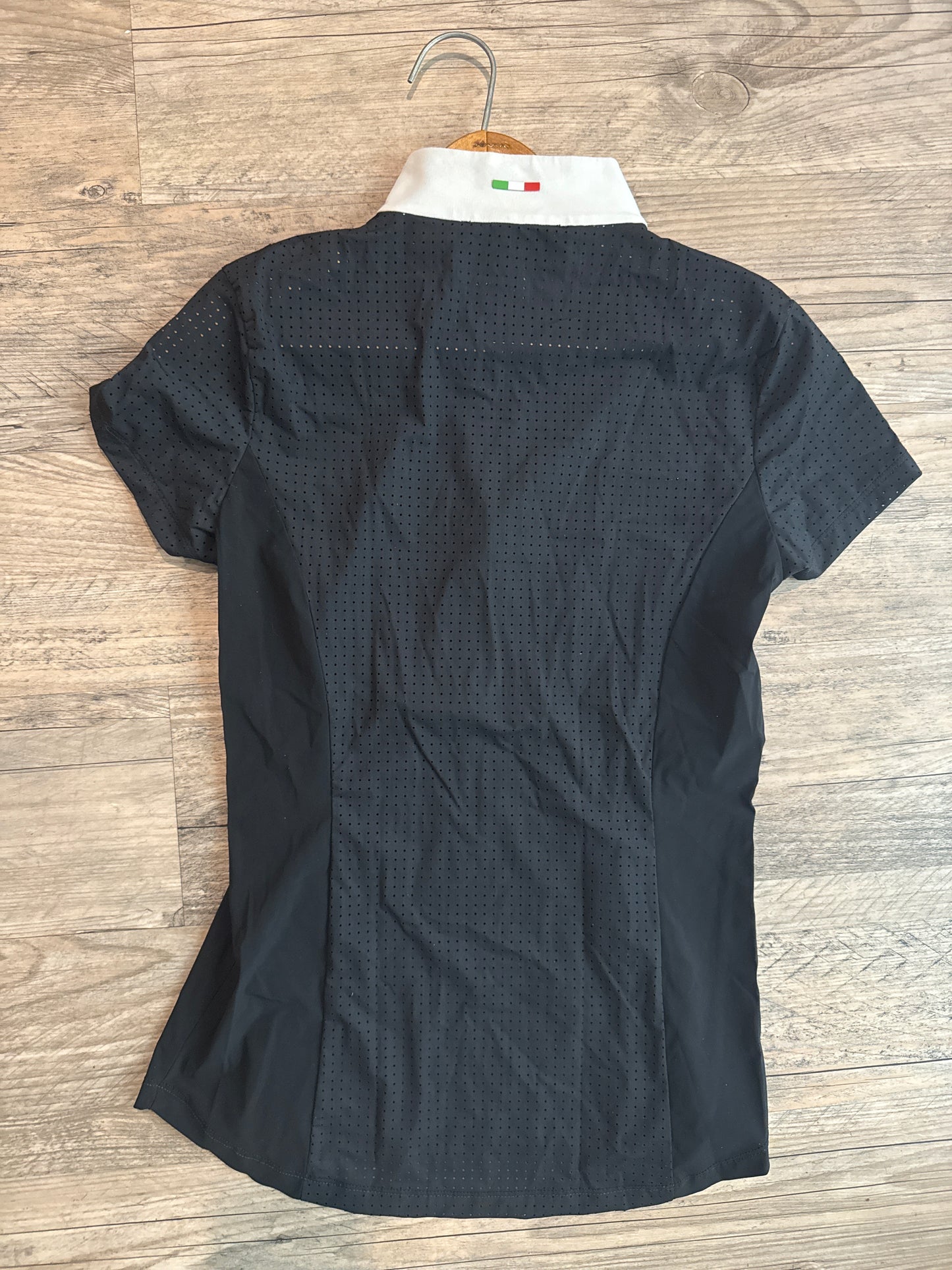 Alessandro Albanese Perforated Show Shirt Black XS -