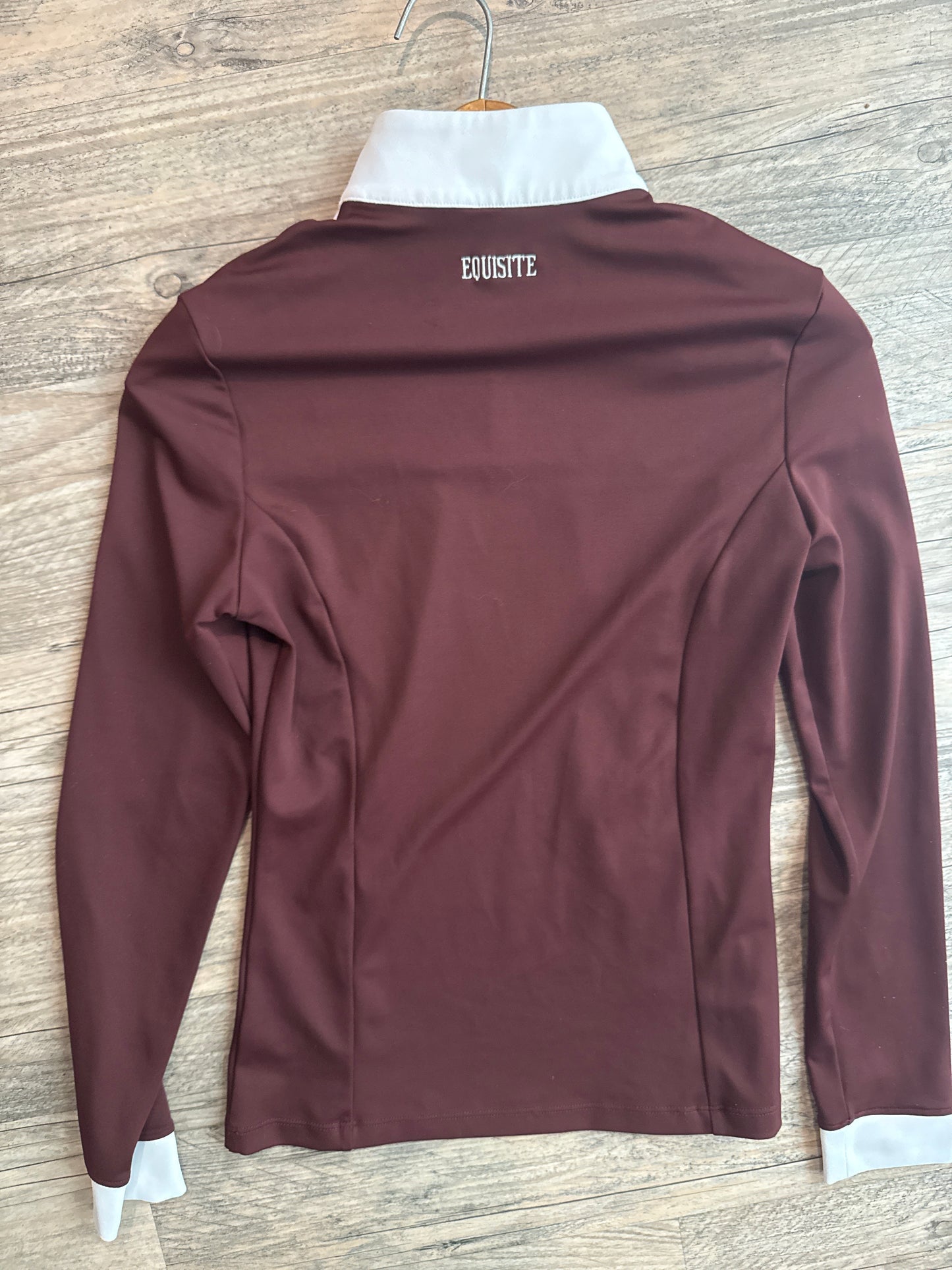 Equisite Show Shirt Maroon XS -