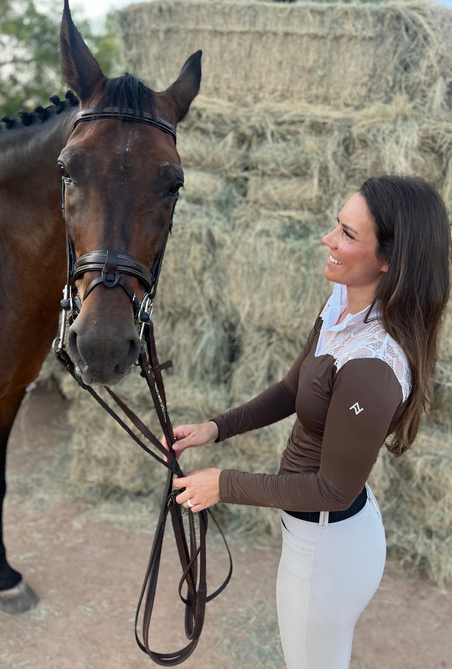 AV Luxe Lace Show Shirt