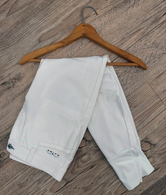 Animo Breeches IT42 (28) White KneePatch