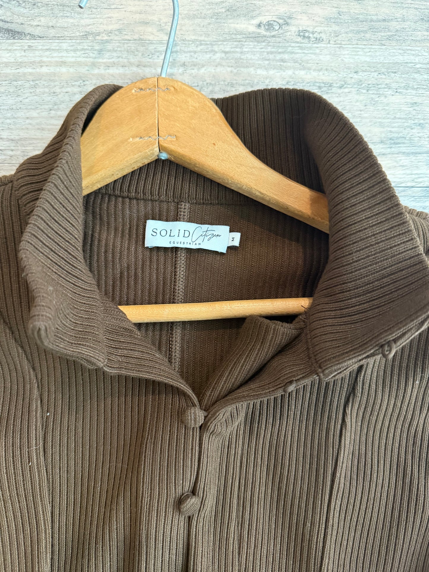 Solid Citizen Equestrian Sweater M Chocolate Brown