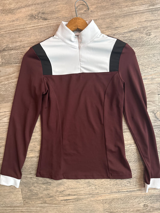 Equisite Show Shirt Maroon XS -