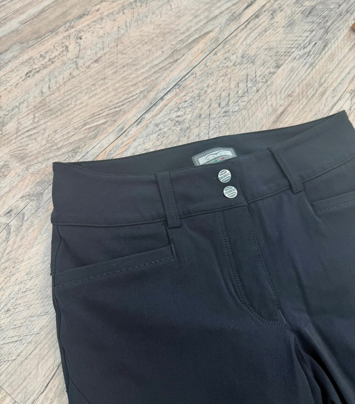 Animo Breeches IT46(32) Black Knee Patch