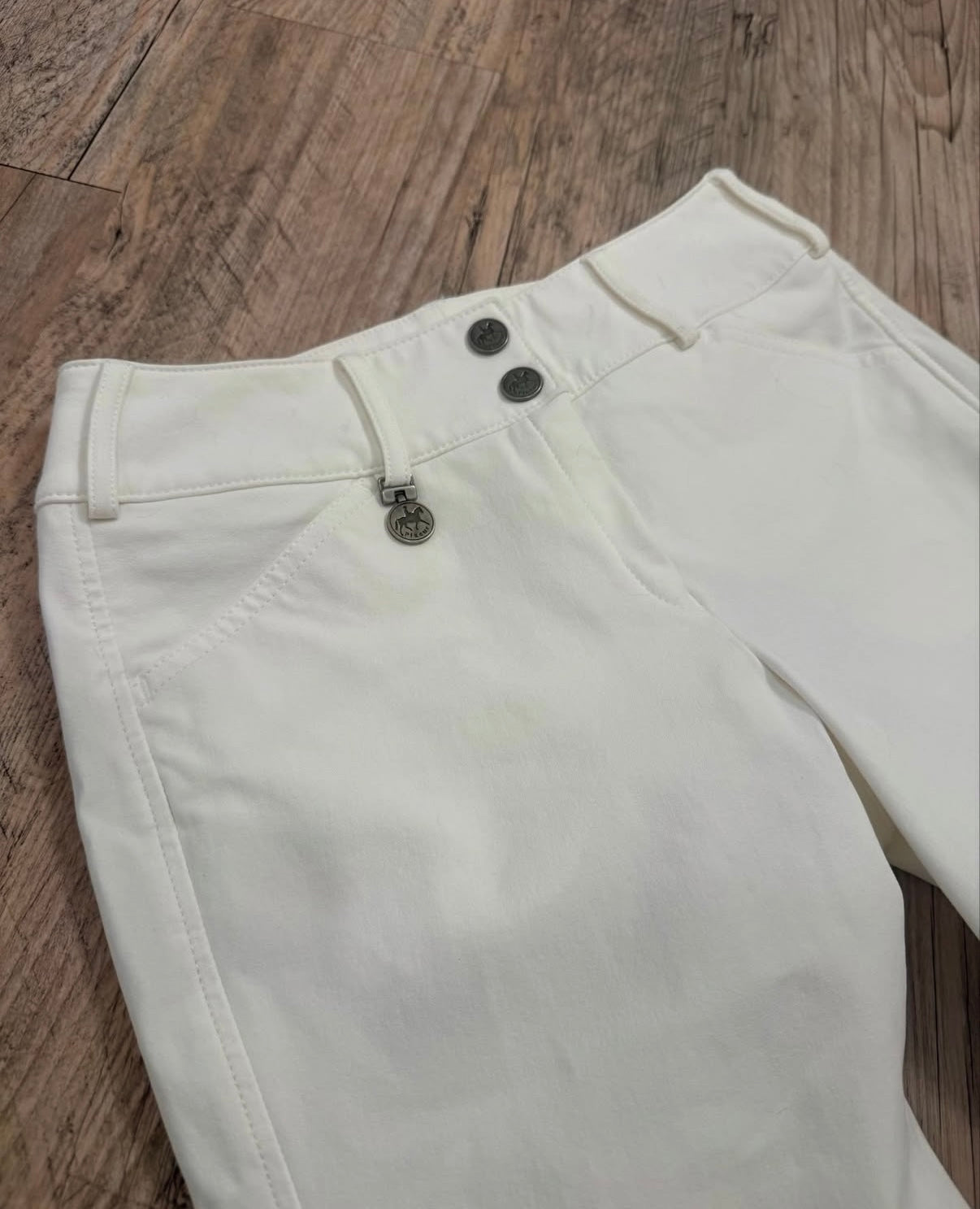 Pikeur Ciara Breeches IT38 (26) White Knee patch