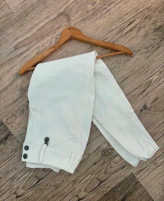 Pikeur Ciara Breeches IT38 (26) White Knee patch