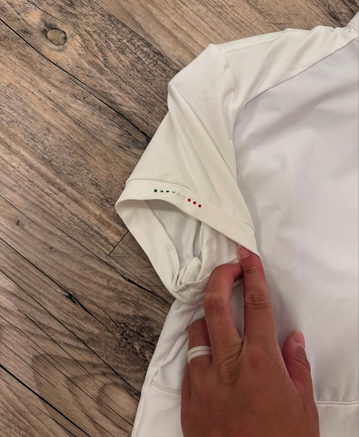 For Horses White Show Shirt Medium