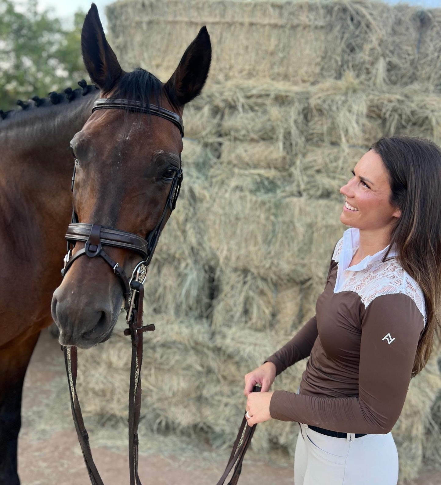 AV Luxe Lace Show Shirt