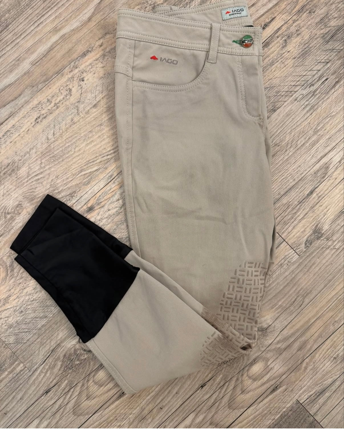 Iago Breeches IT42 (28) Tan Knee patch