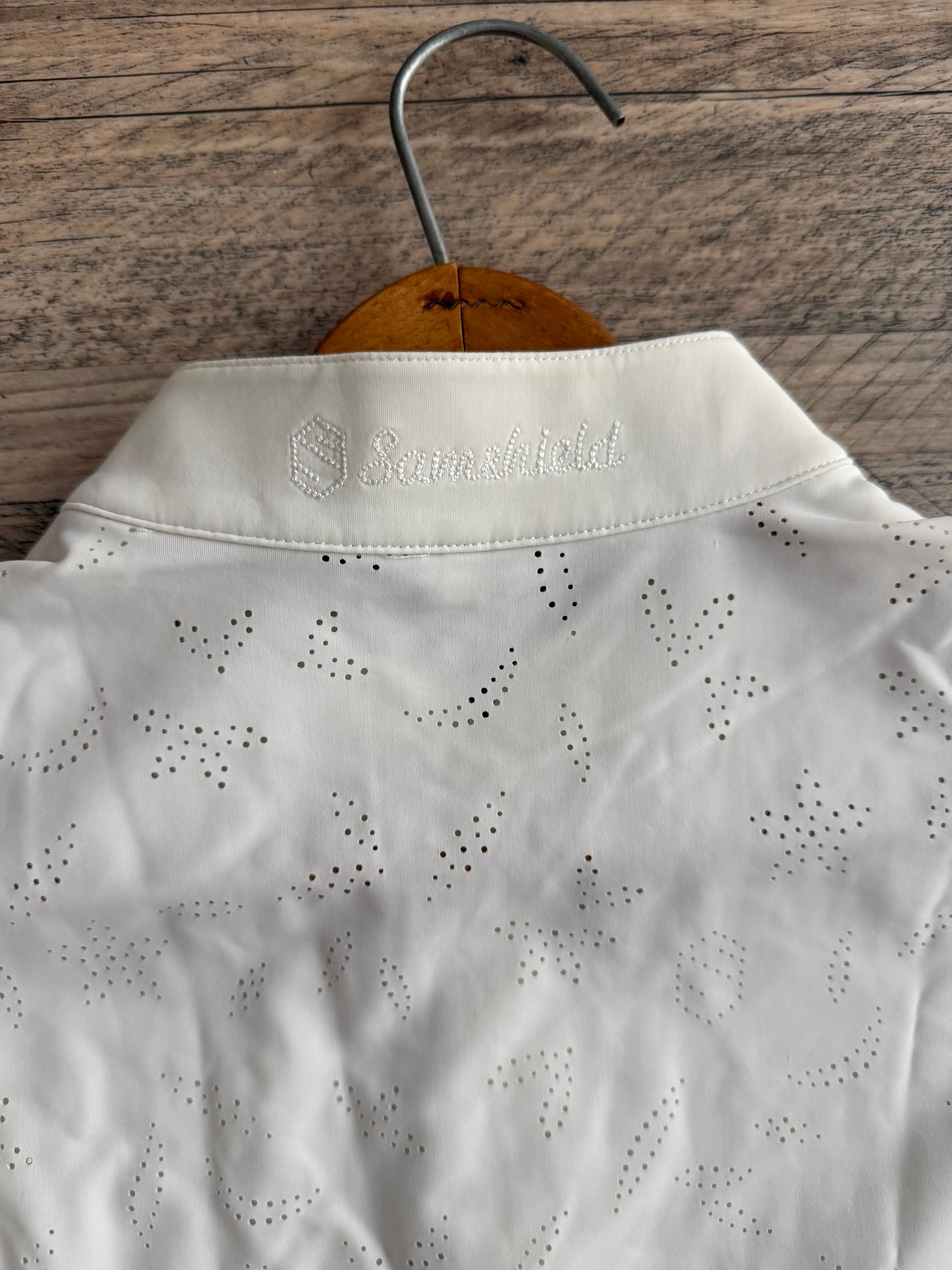 Samshield Show Shirt Flora Perforated Medium White -