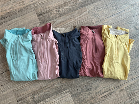 Lemieux Quarter Zips Small ( multiple colors )-