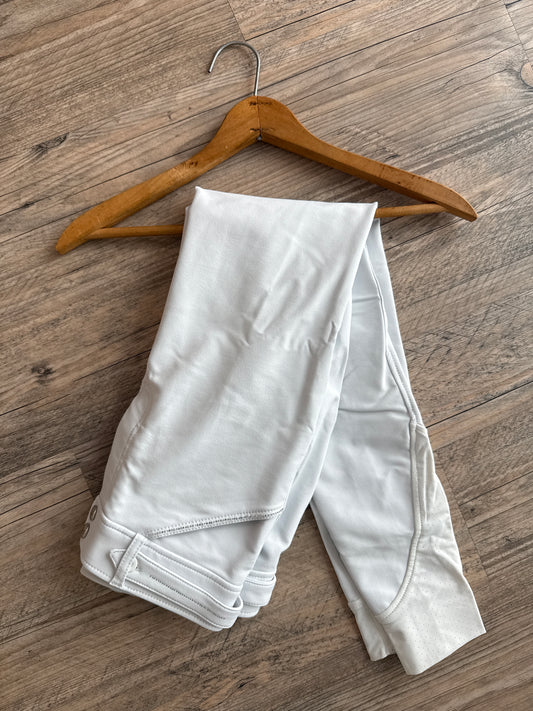 Penelope White Breeches with Rhinstones  IT42 -