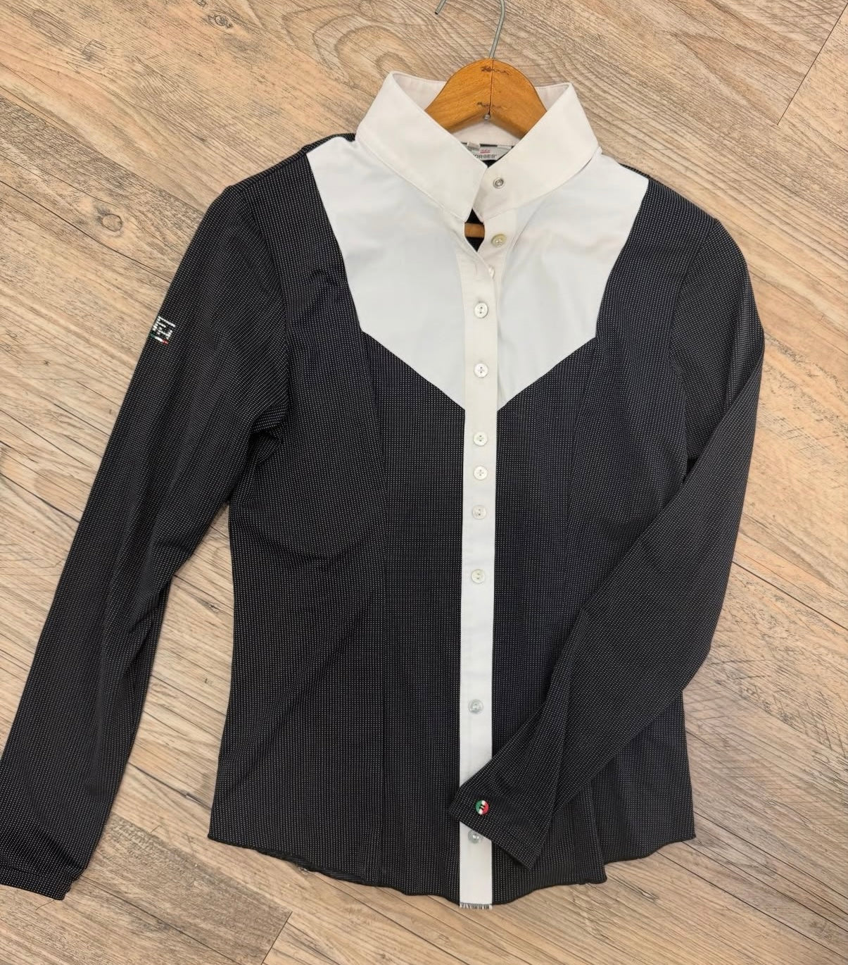 For Horses Long Sleeve Show Shirt Medium