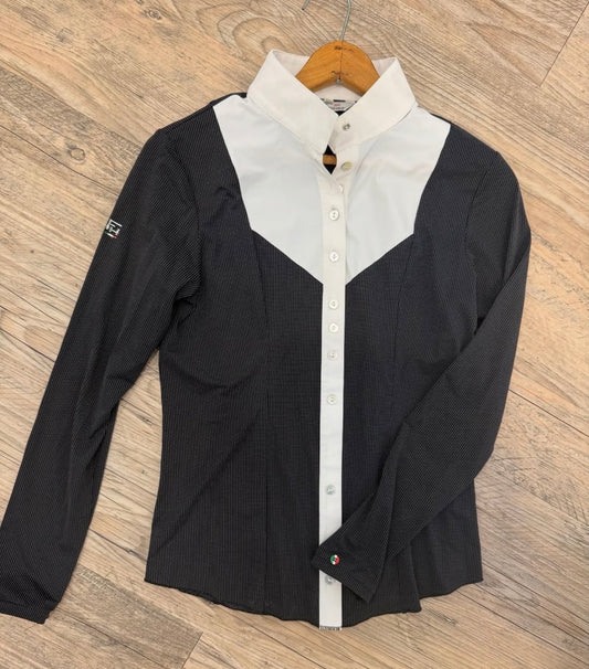 For Horses Long Sleeve Show Shirt Medium