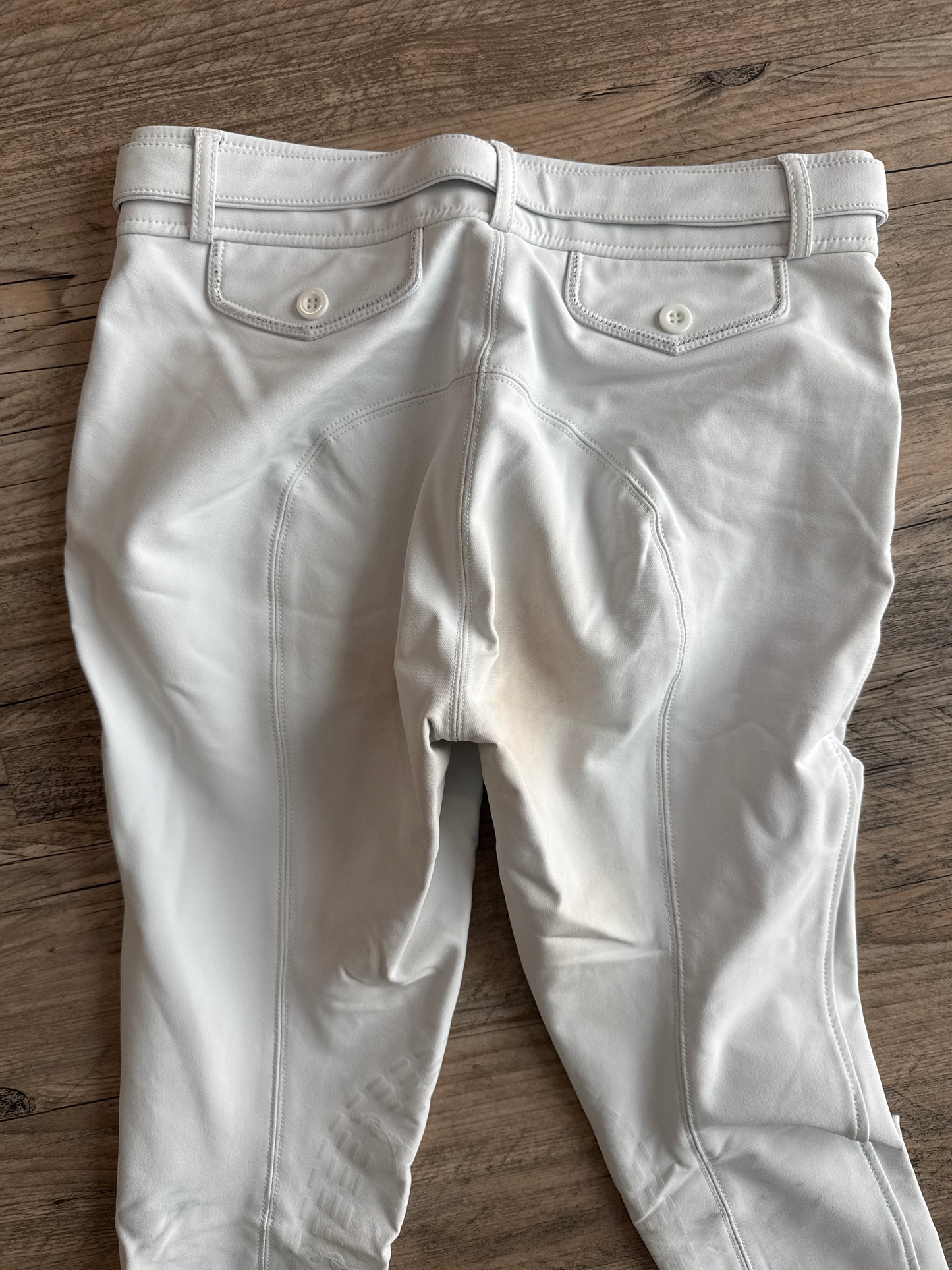 Penelope White Breeches with Rhinstones  IT42 -