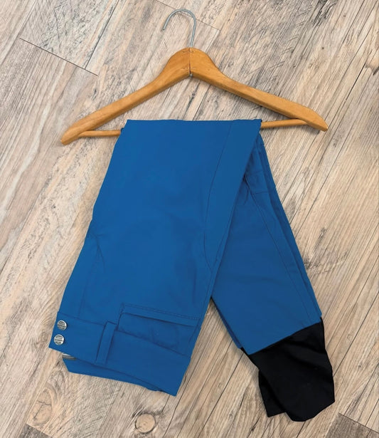Animo Breeches IT44(30) Blue knee patch