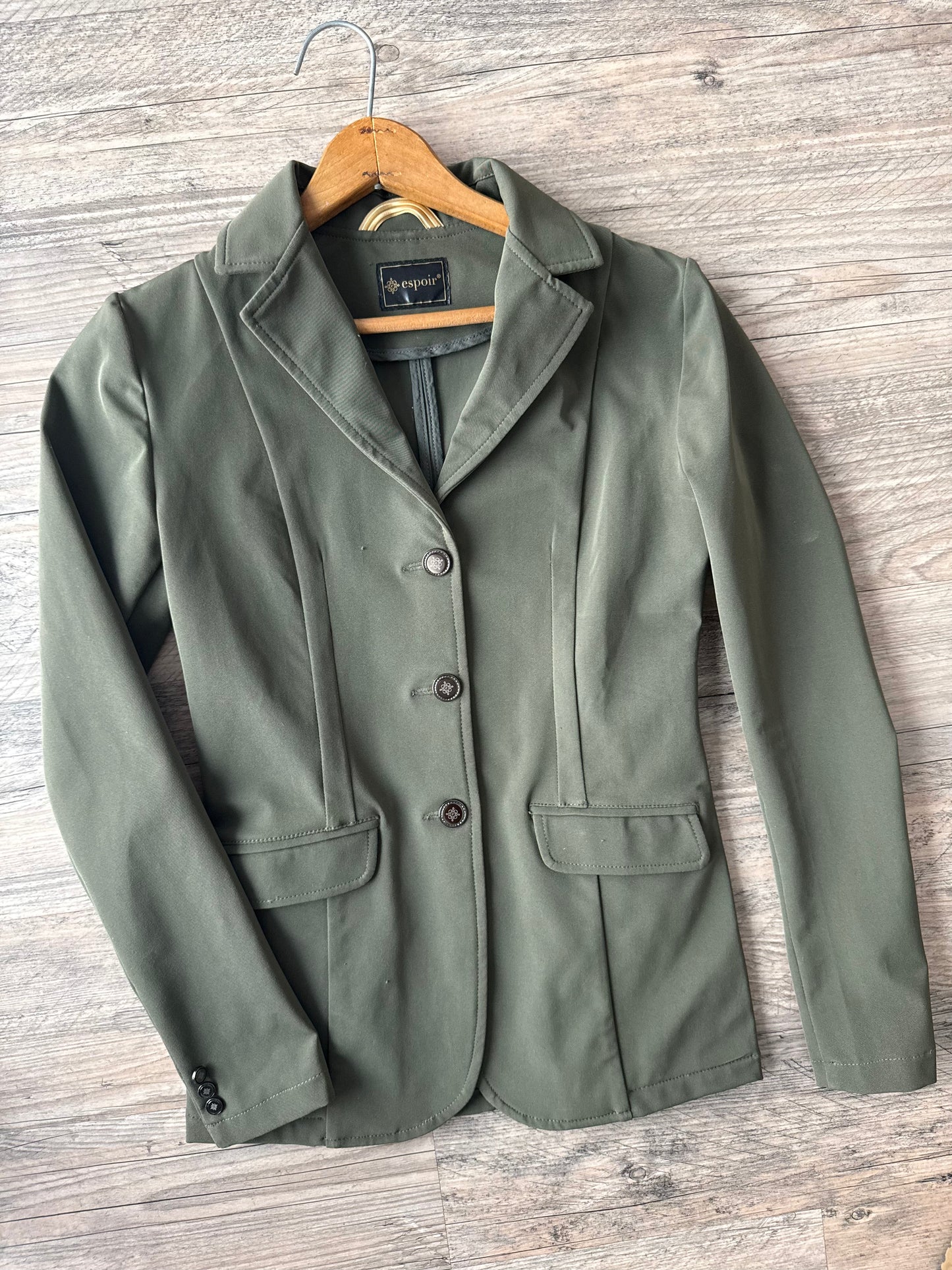 Espoir Show Coat Olive Green Small