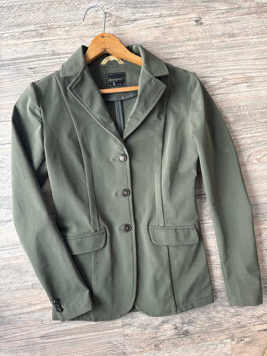 Espoir Show Coat Olive Green Small