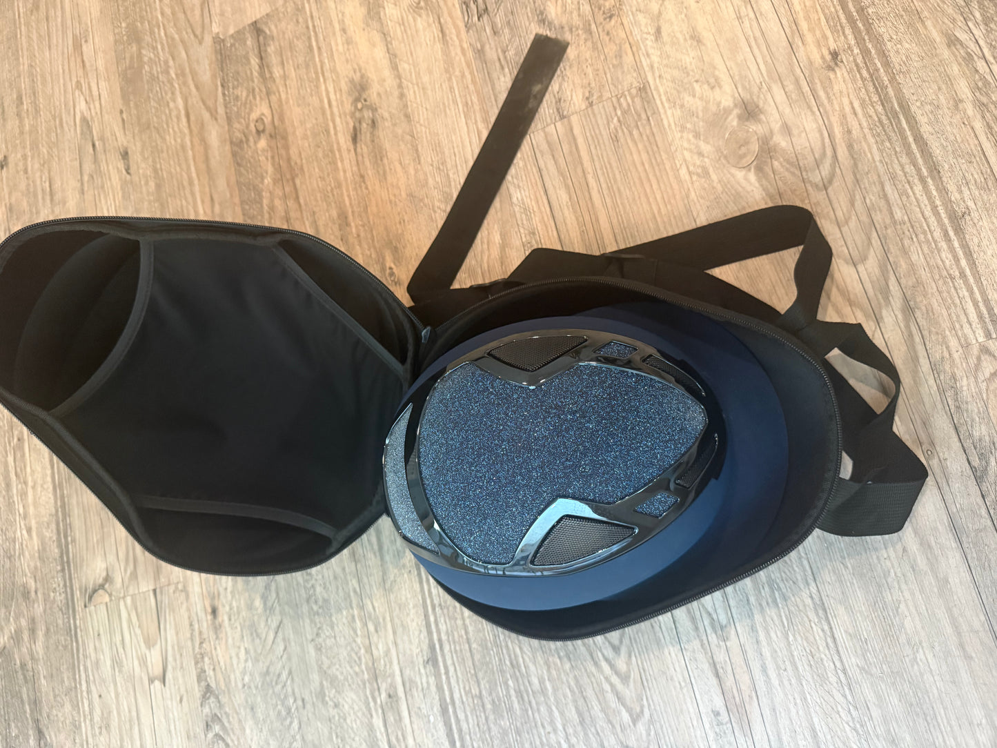 American Equus SUOMY APEX RIDING HELMET – BLING BLING BLUE NAVY Liner 52
