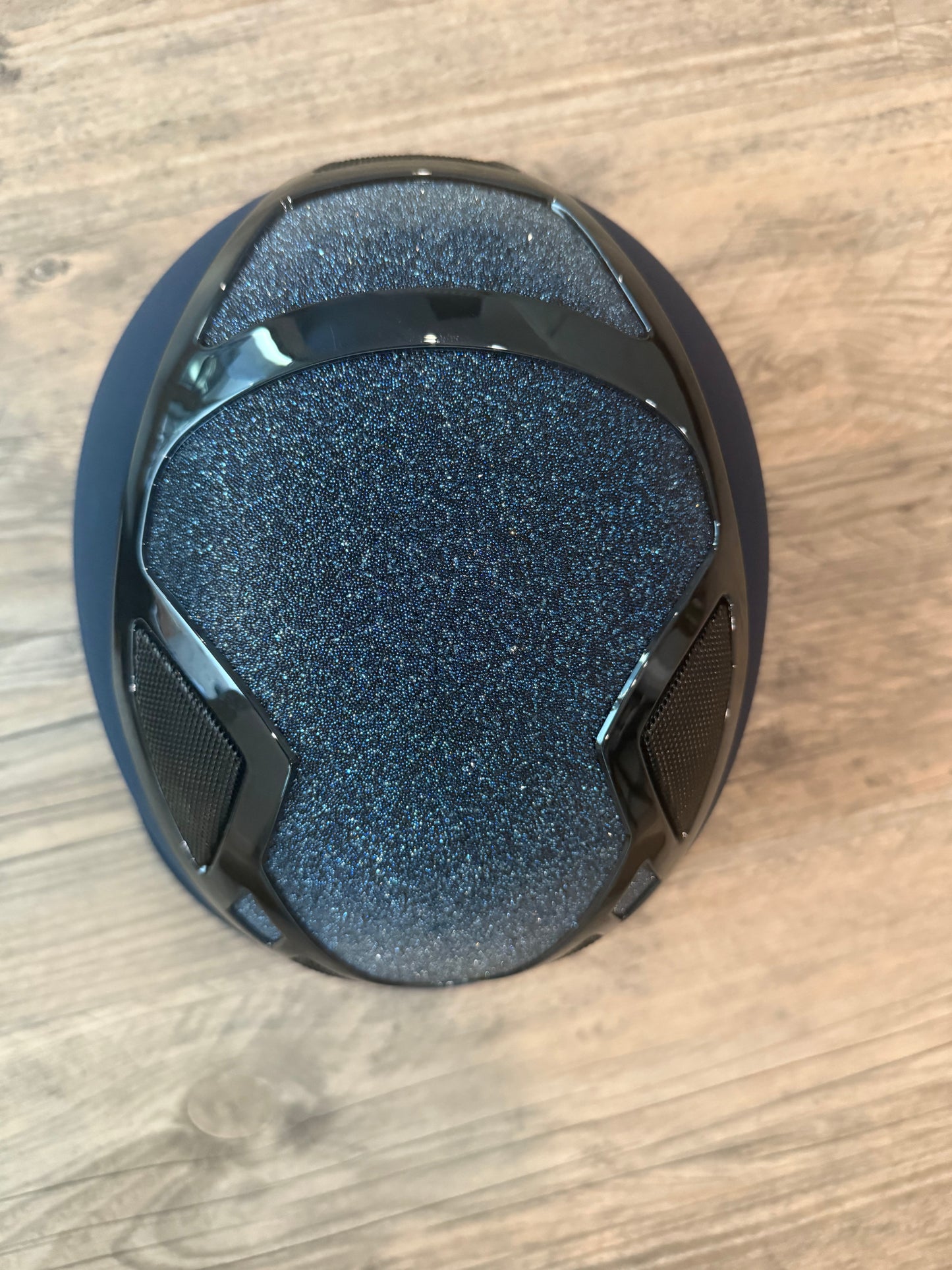 American Equus SUOMY APEX RIDING HELMET – BLING BLING BLUE NAVY Liner 52