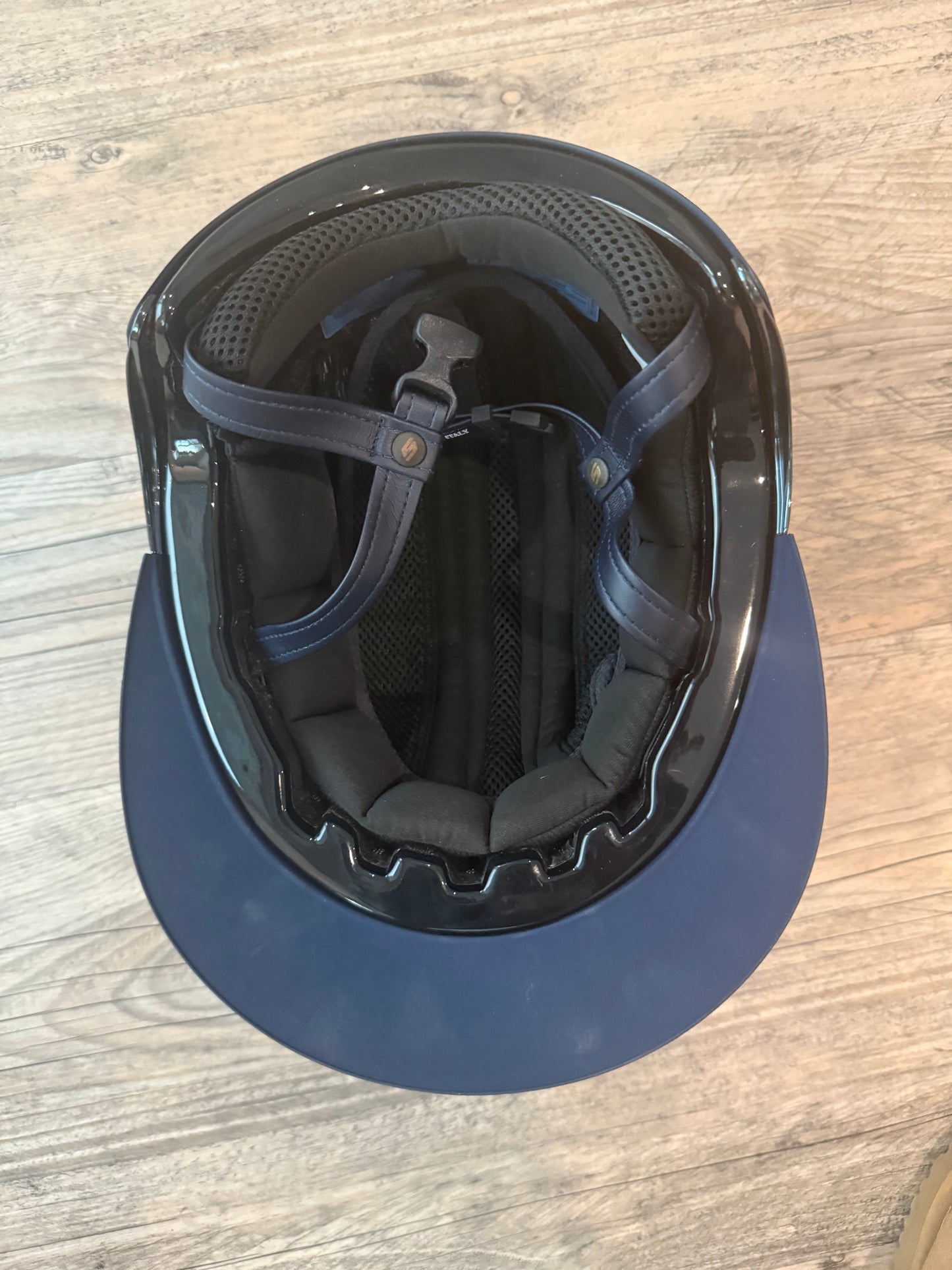 American Equus SUOMY APEX RIDING HELMET – BLING BLING BLUE NAVY Liner 52